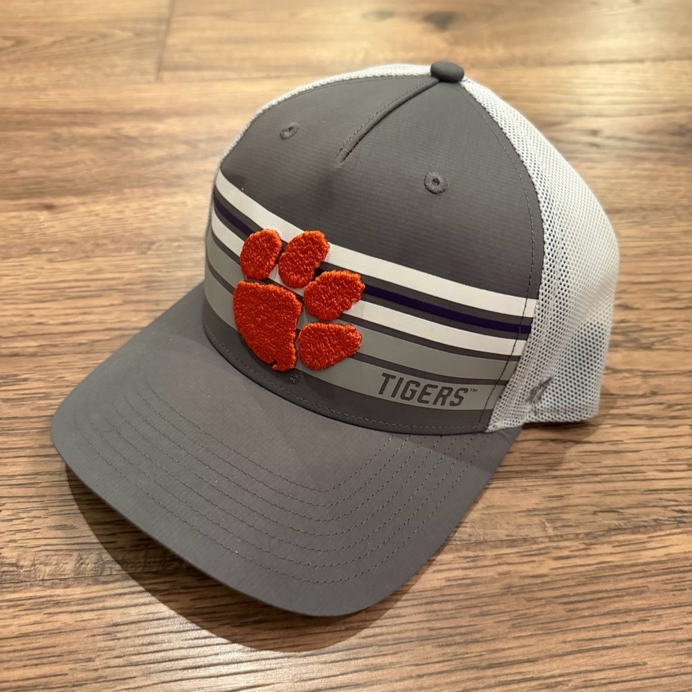 Richardson ‘47 Clemson Tigers Charcoal Brrr Altitude Trucker Adjustable Hat EUC - Picture 1 of 4